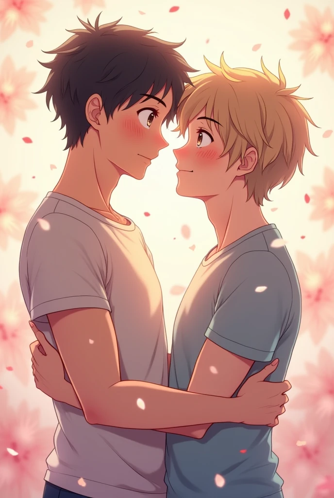 Generate me a gay anime couple