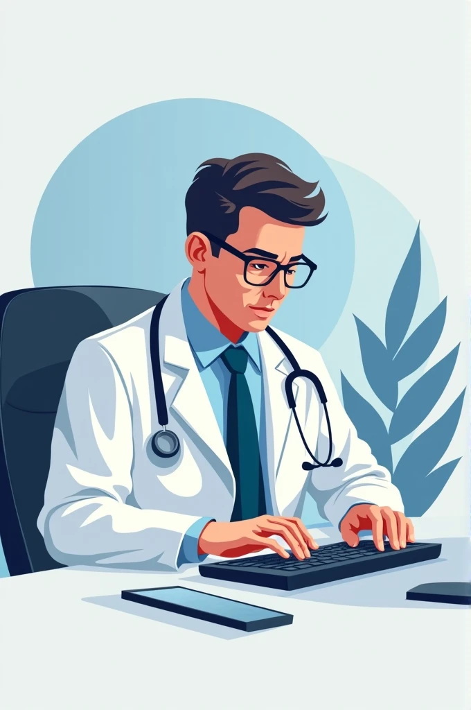 i need a logo design of doctor typist