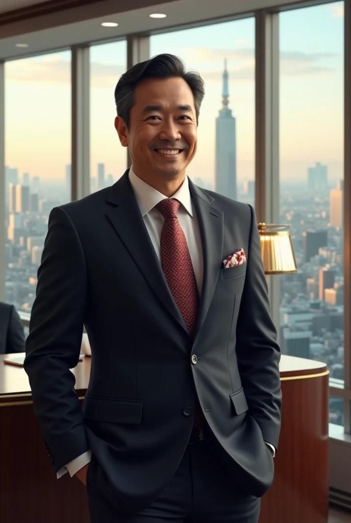A wealthy 3 man in Japan (software,electricity,Clothing Company Owner)