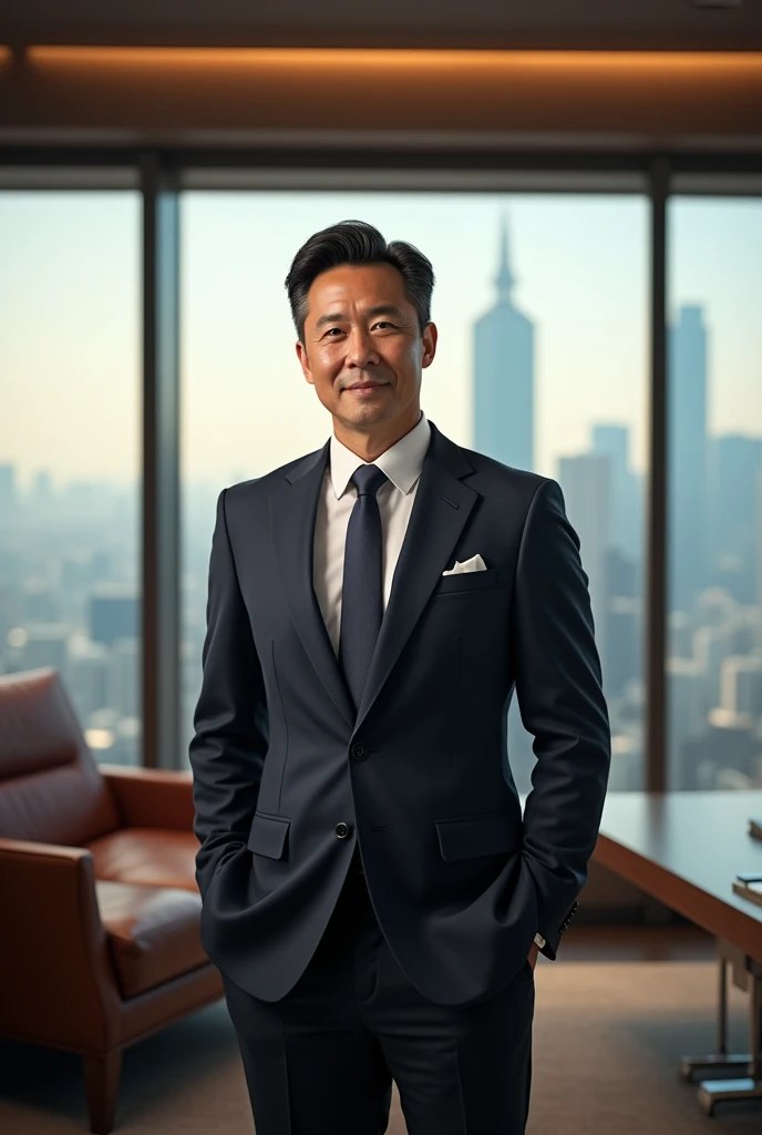 A wealthy 3 man in Japan (software,electricity,Clothing Company Owner)