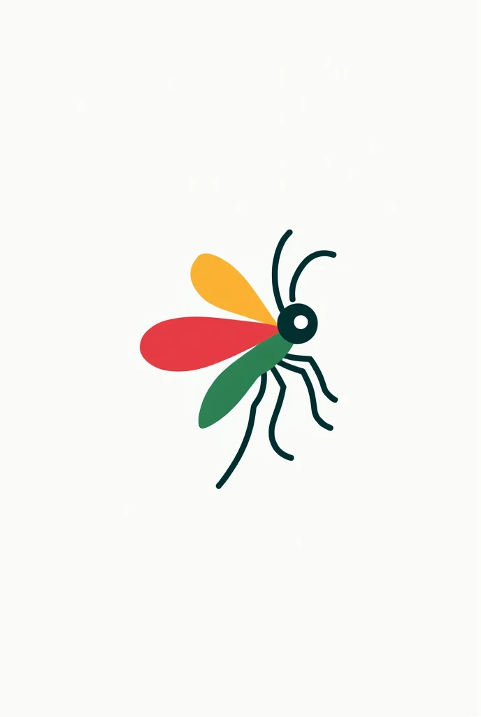 Logo of an Instagram account of a project called “menosquito” that is in charge of eliminating mosquitoes with bright colors (Just say the name of the project and an image)