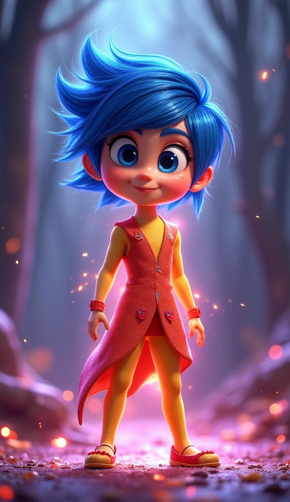 Create a new character based on Inside Out being the emotion Confidence Based on the movie Inside Out 

