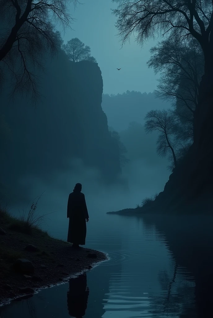 It was a very dark night in Sardeo. A Muslim man was walking along the path of the river.