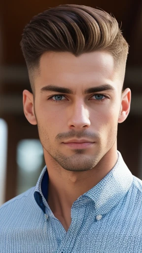  Handsome man Abergel focus on face 