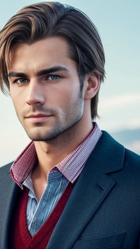  Handsome German man focus on face 