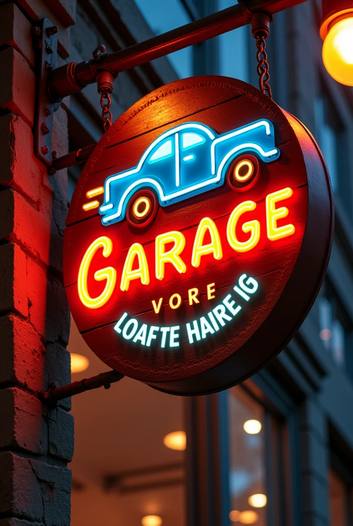 Generate a sign sign board for a cafe gaming cafe named gaming garage