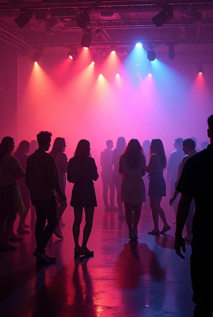Una habutacion con sonido y Lights para alquilar, music, Lights, Lights cinenatograficas, Shadows , people dancing happy, deposito de sonido y Lights