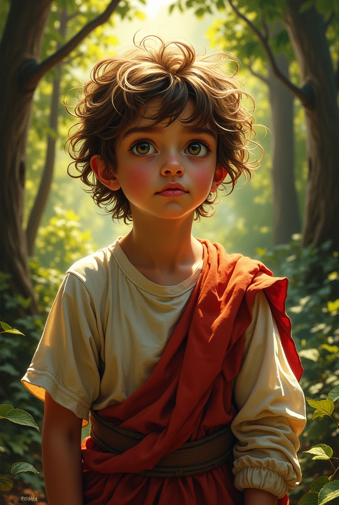 St. John the Baptist animated by La Salle as a child