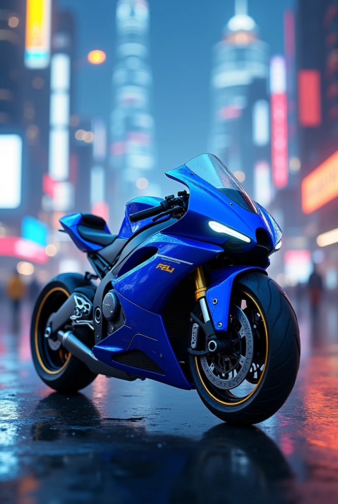 Blue Sonic Bike