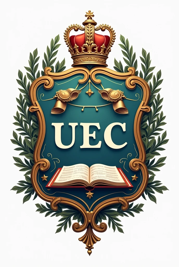 insignia of a private school from preschool to high school with the initials "uec Alegria de Beracasa"