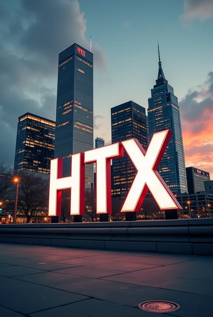 A logo was created by HTX English