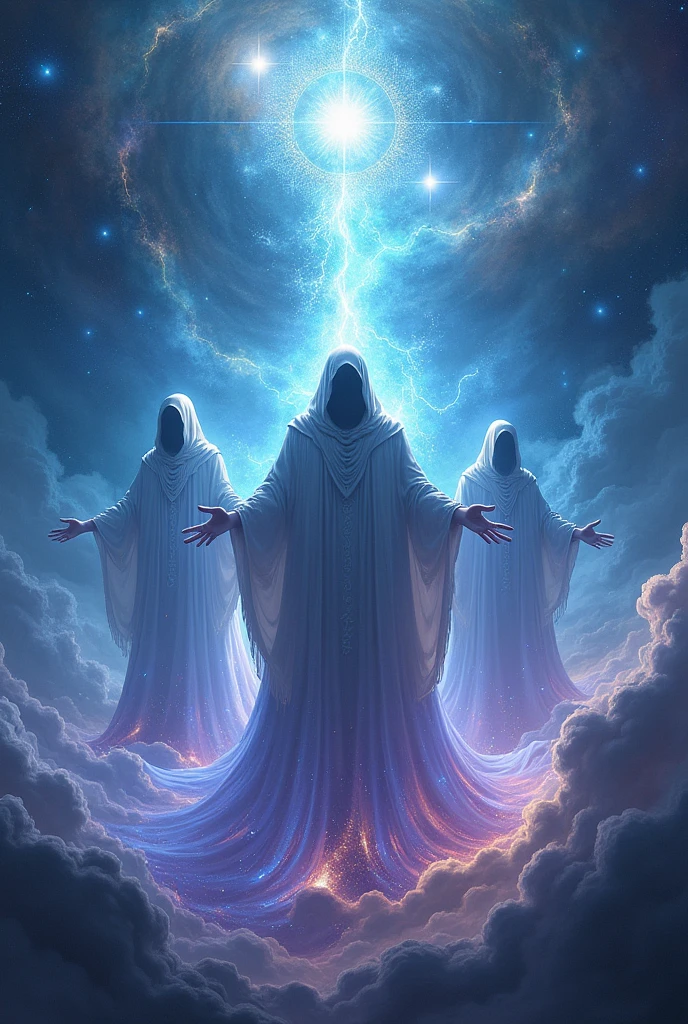 3 wizard gods creators of the universe