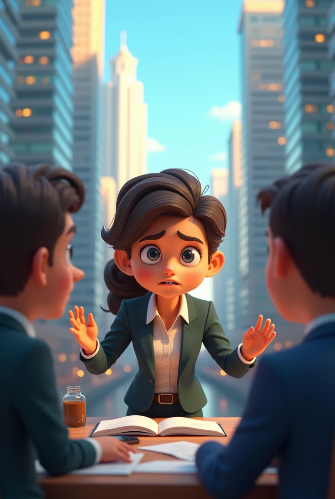 Generate in cinematic 3d Cartoon**Describe a pivotal moment in your career where you faced a significant challenge and how you overcame it.**