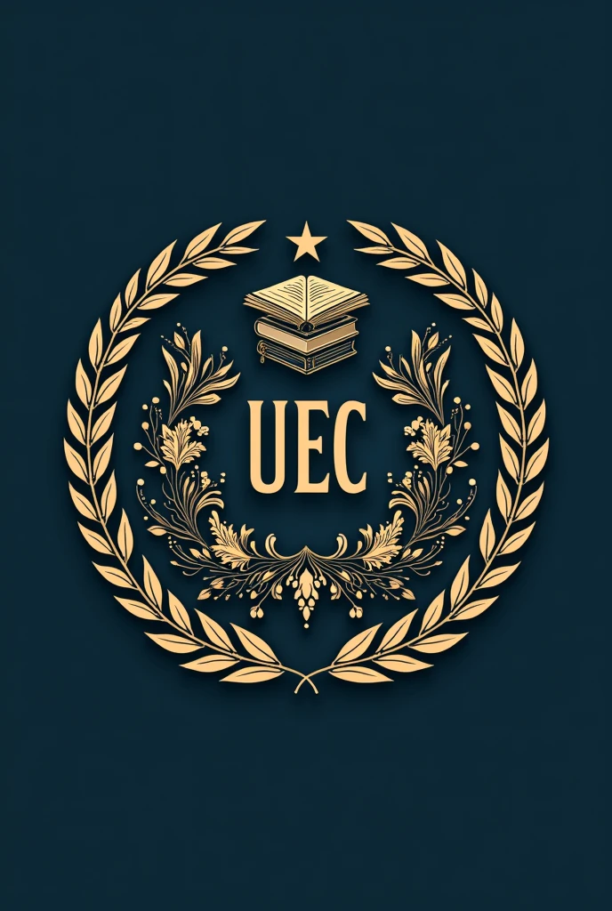 insignia of a private school from  to high school with the initials "uec Alegria de Beracasa"