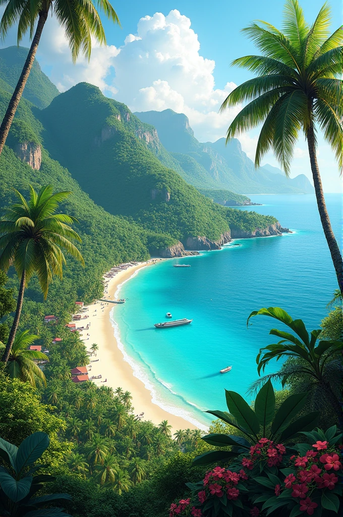 Guadeloupe landscape