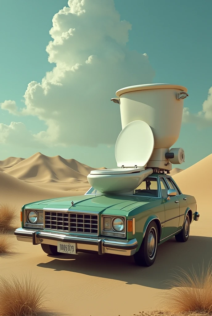toilet　Attach to car