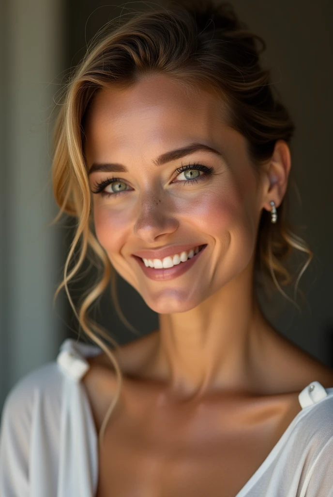 Beautiful woman aged 45-50 years