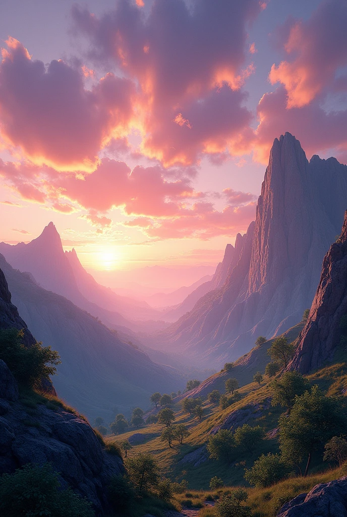 After effects ,sky, rock, hill station