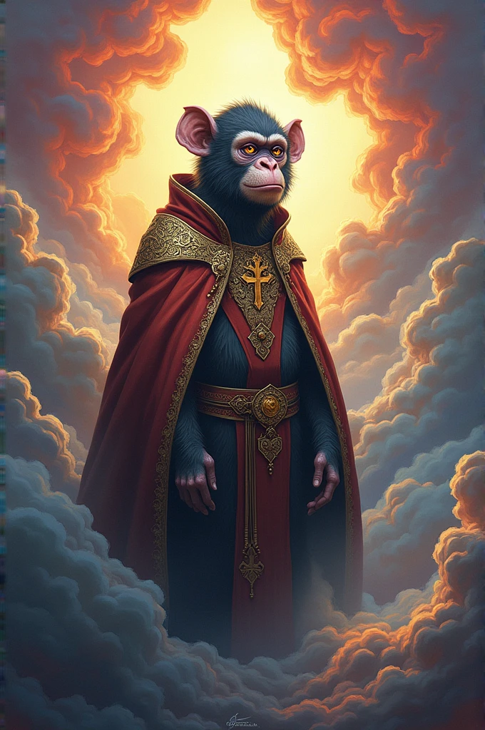 Gay Cleric Monkey Inspired by Dragons of Dragons