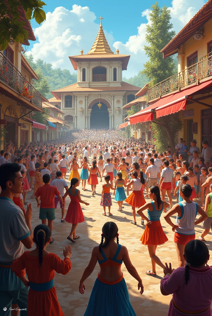 iguhit ang mga kaganapan sa kapistahan ng St. San Agustin Kagayunan Festival