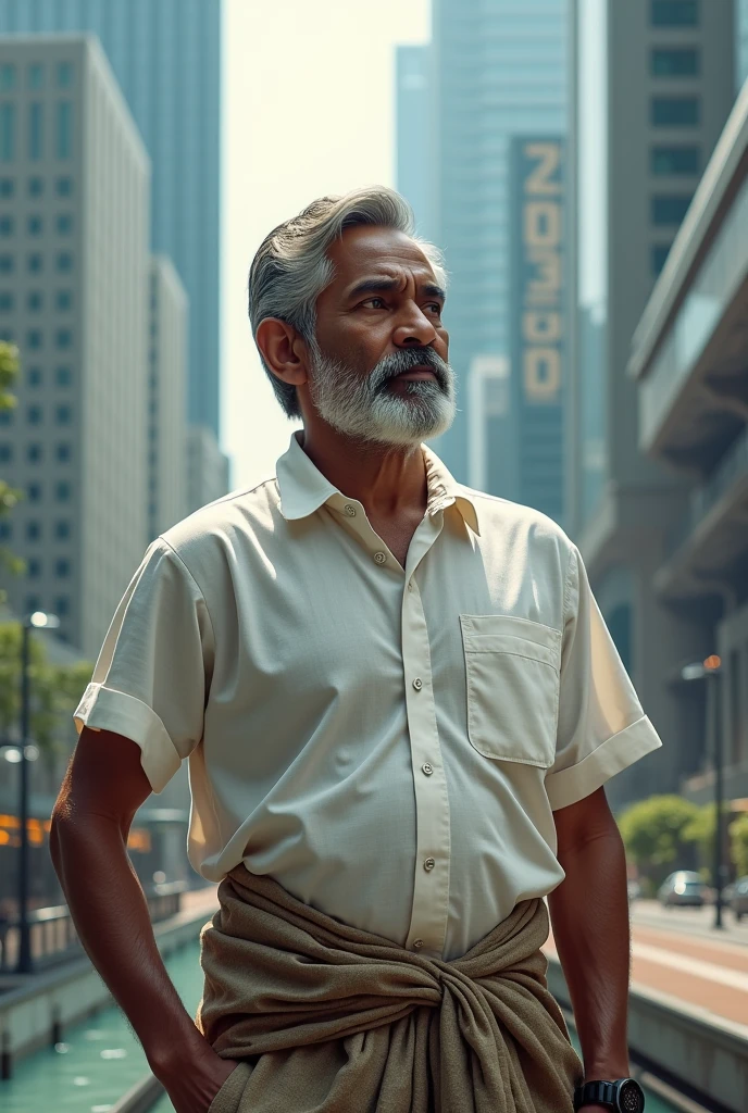 Sri Lankan man in 2050