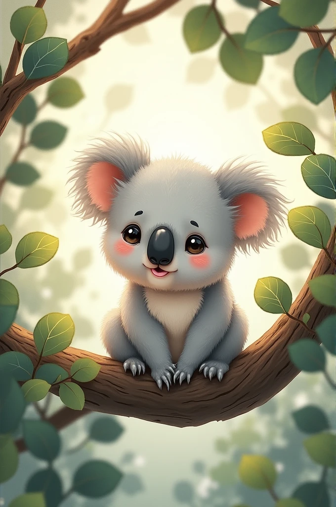 Create a picture of a baby koala