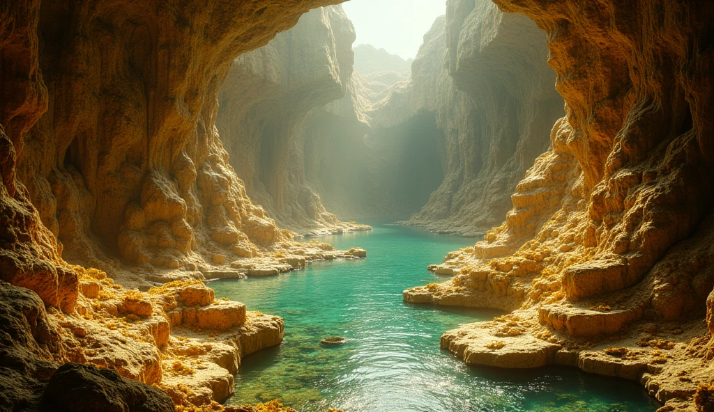 There is a lot of gold and jade under the ground(best quality,4K,8k,High level,masterpiece:1.2),Ultra Detailed,(lifelike,Photo real,Photo real:1.37),Complex patterns,虚幻引擎4K壁纸,Summer Unreal Engine 5, Rendered in 8k Unreal Engine,Epic shock