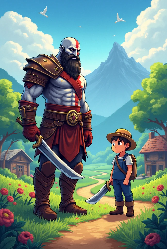 Stardew valley VS Kratos (God of War Ragnarok)