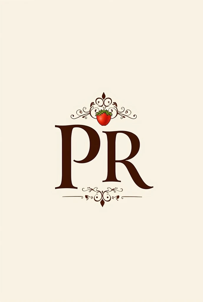 I want logo or dp for my Instagram food account my name is Prathamesh ruke something with Letters PR