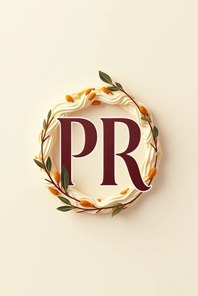 I want logo or dp for my Instagram food account my name is Prathamesh ruke something with Letters PR I do food styling