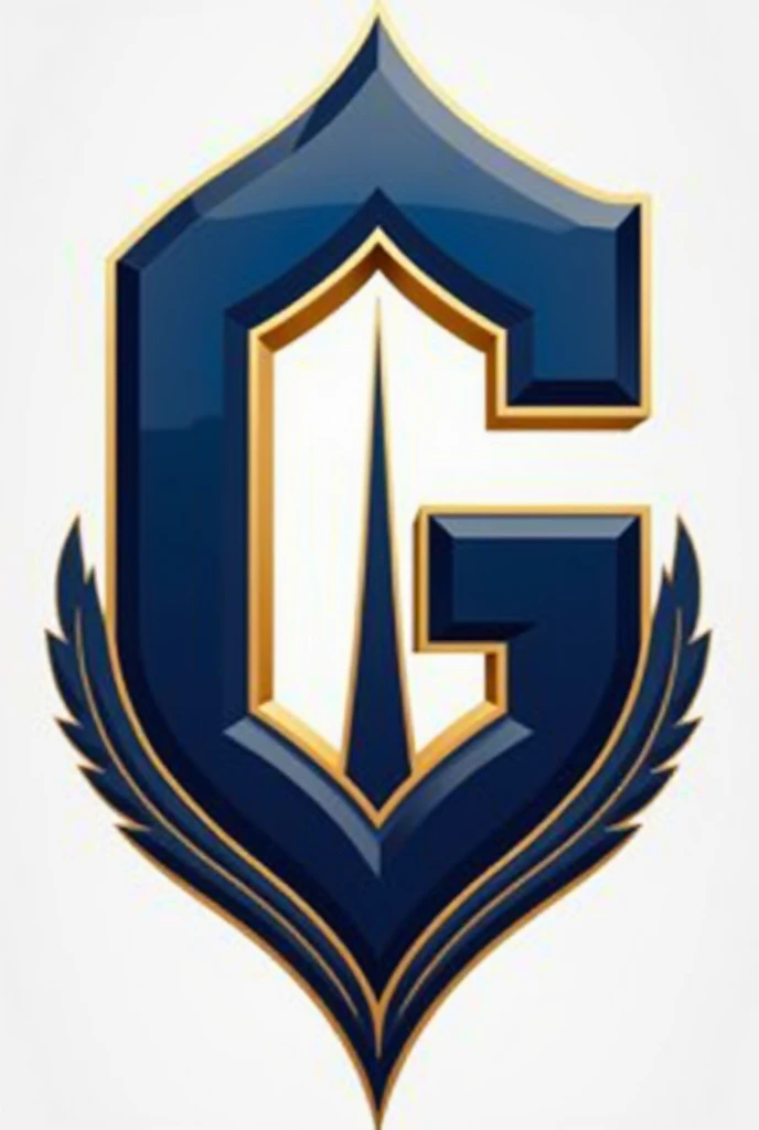 generate the logo for my betting brand ia . The letter GY in blue and gold colors 
