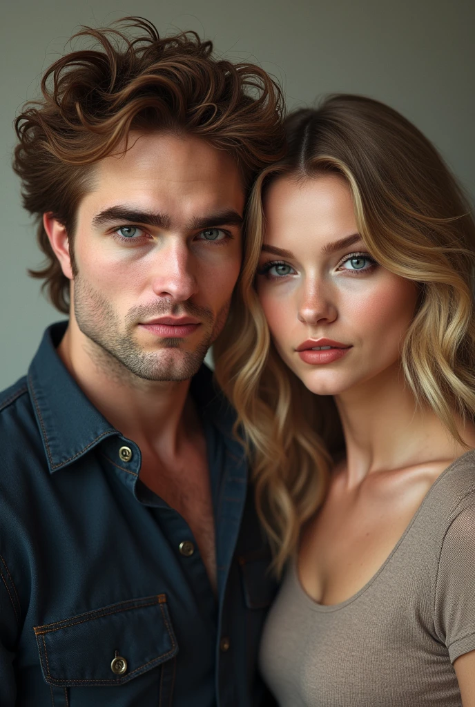 Robert Pattinson y Taylor Swift de frente