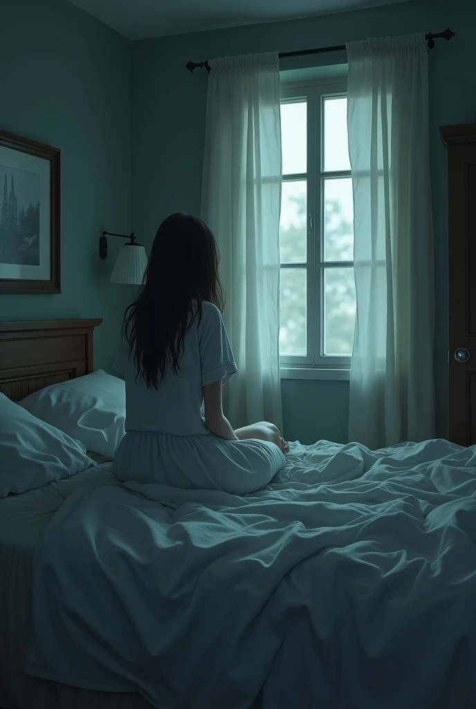 Un matin la se réveilla de son lit toute seule et triste.