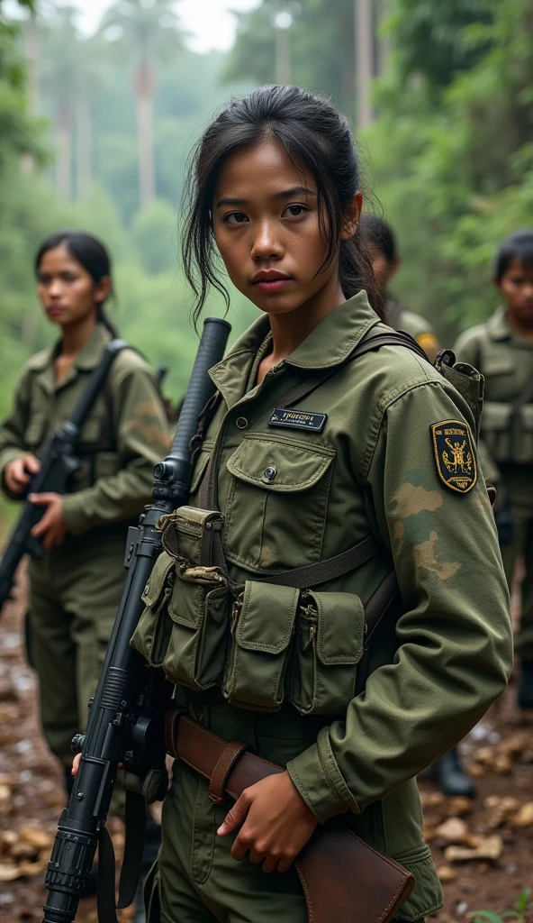 CAMBODIA female soldiers