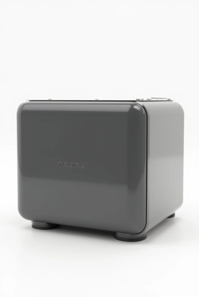 On a White background put
A compact and sophisticated design portable microwave. With dimensions of 27 cm wide, 18 cm deep and 15 cm high.
This microwave does NOT have a door handle. Non-slip rubber feet on the base.
It has a DIGITAL SCANNER.
With a small tempered glass display, allows the user to see the content without having to open the device.