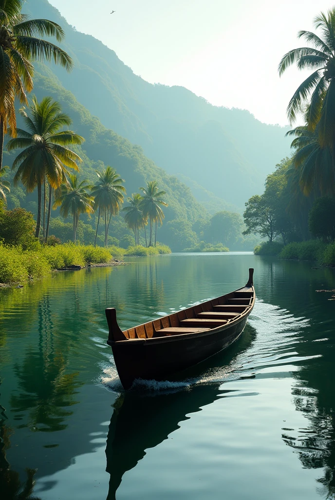 Create a Sri Lankan lake boat safari idea


