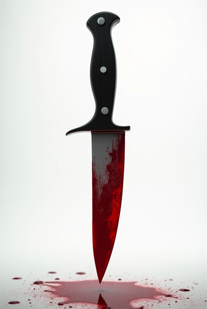 Light with blood khife background