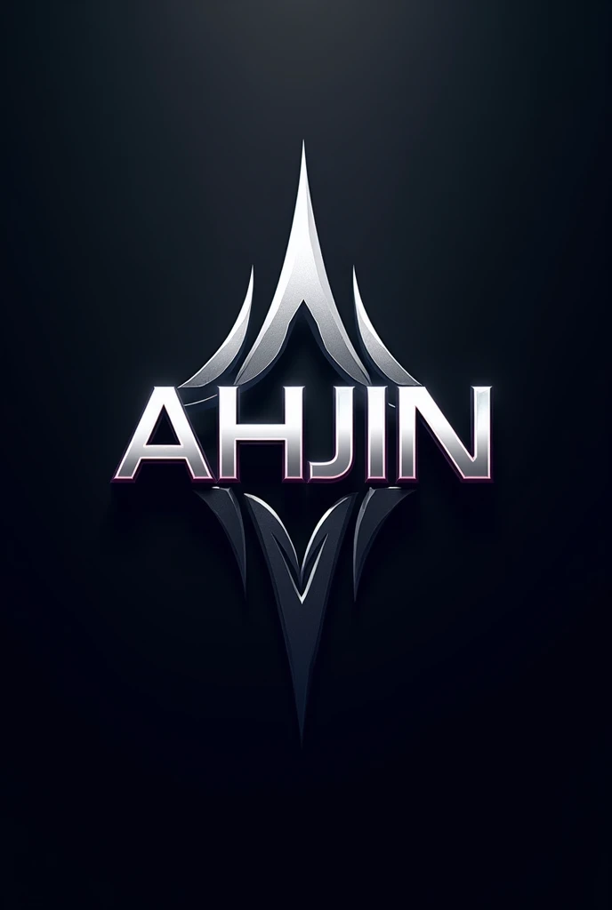 create a logo. theme is gaming. the name is AHJIN. cool design txt fancy. insert AHJIN text