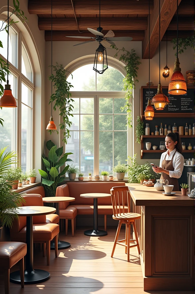 Make a cafe business
