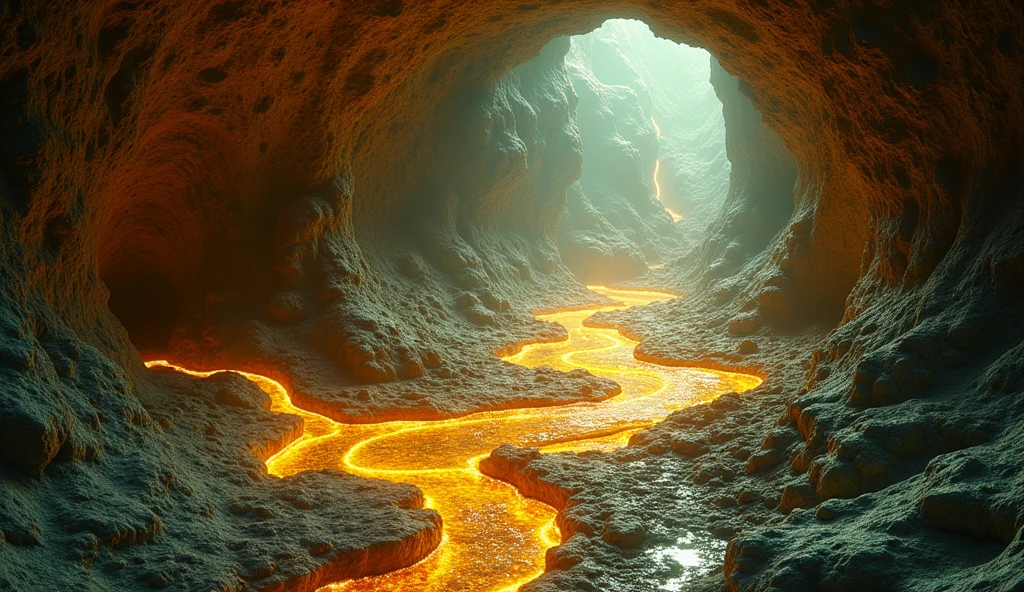 There are many veins of gold and jade under the ground.（best quality，4K，8k，High level，masterpiece：1.2），Ultra Detailed，（lifelike，Photo real，Photo real：1.37）