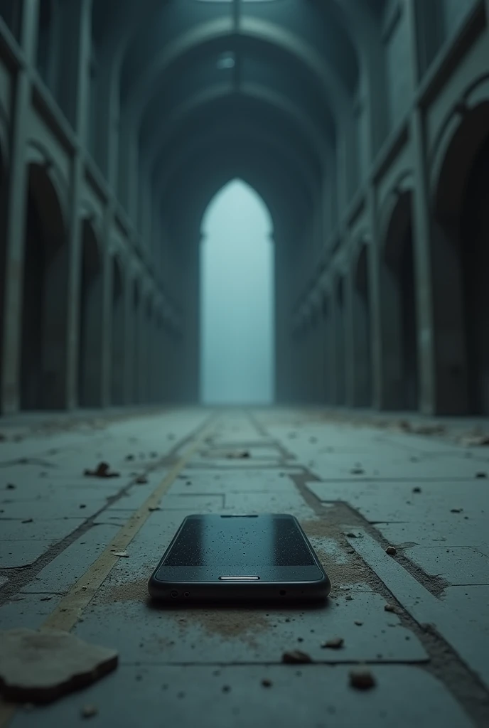 Mobile phone found in an empty hall