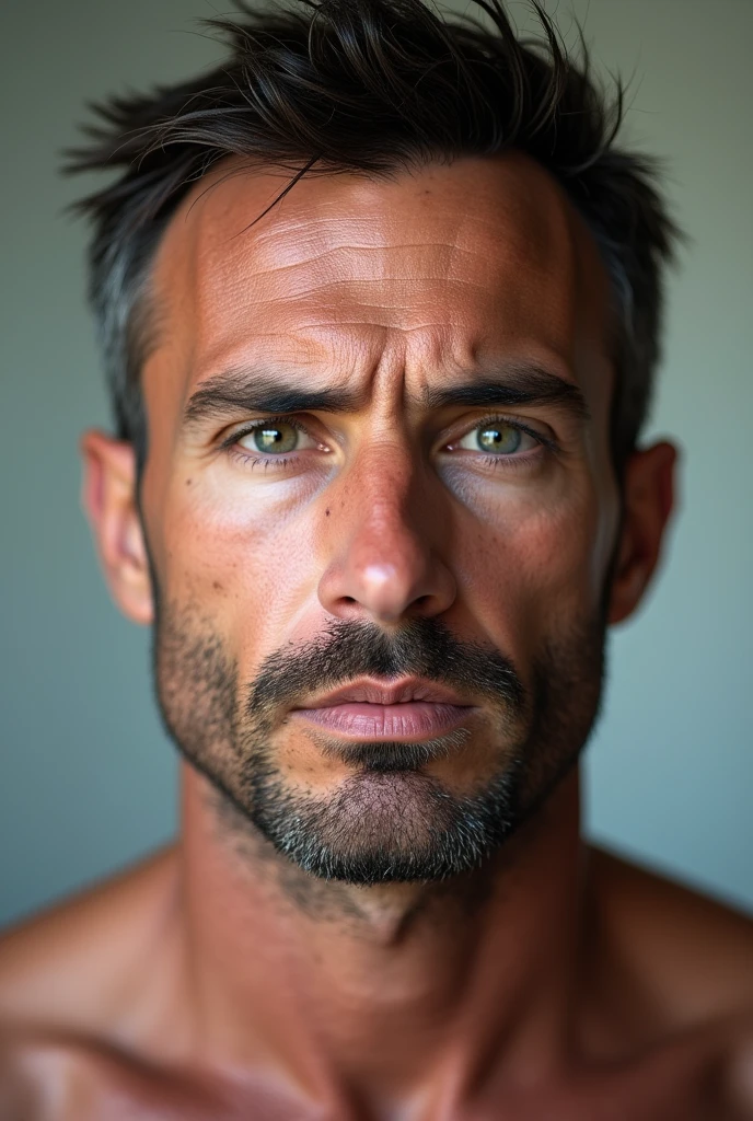 The photo must be taken from the front., with the face close and the neck completely exposed.
Cannot be wearing a colored piece of clothing.
The photo must be clear, sharp and bright.
Follow the angle example of the photos on the side.
DO THE OPPOSITE OF THIS AND DO A MAN WHO IS NOT THE MOST PRETTY