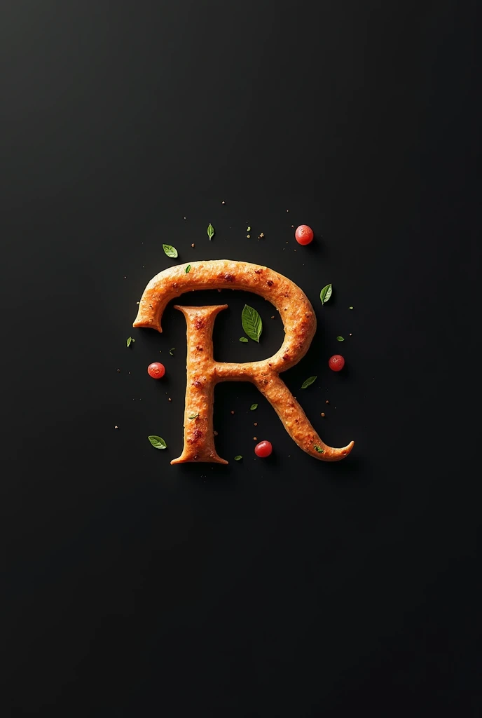 I want logo or dp for my Instagram food account my name is Prathamesh ruke something with Letters PR I do food styling sometimes black . Join P and R together 