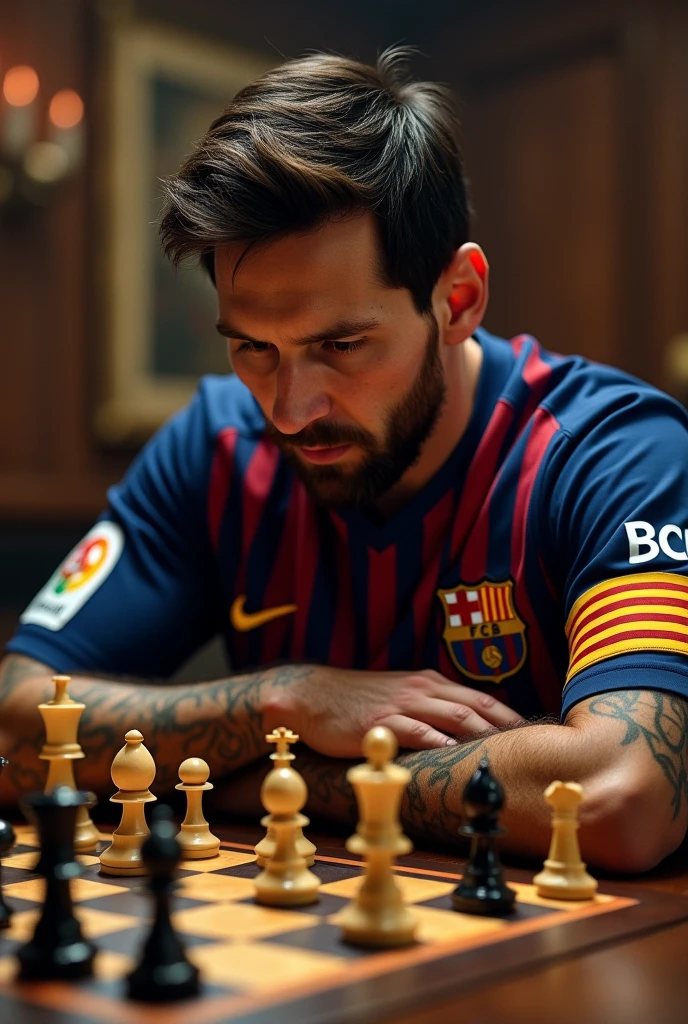 Messi as a chess player