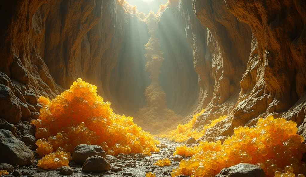 There are a lot of gold and jade ores under the ground.(best quality,4K,8k,High level,masterpiece:1.2),Ultra Detailed,(lifelike,Photo real,Photo real:1.37)