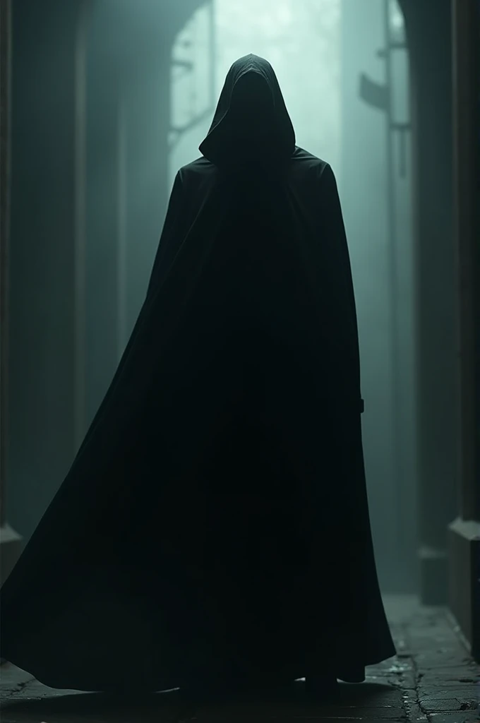 Blac mysterious man
