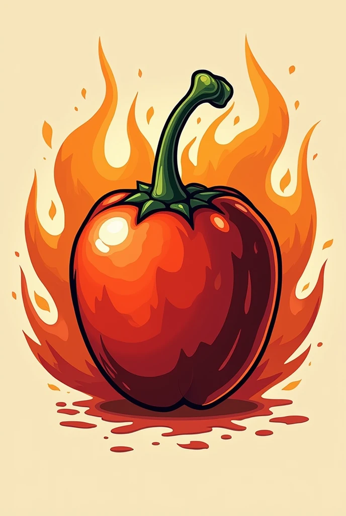 Create a logo for a sauce made from chili bolita