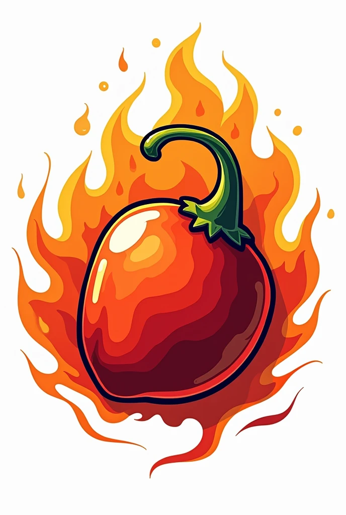 Create a logo for a sauce made from chili bolita