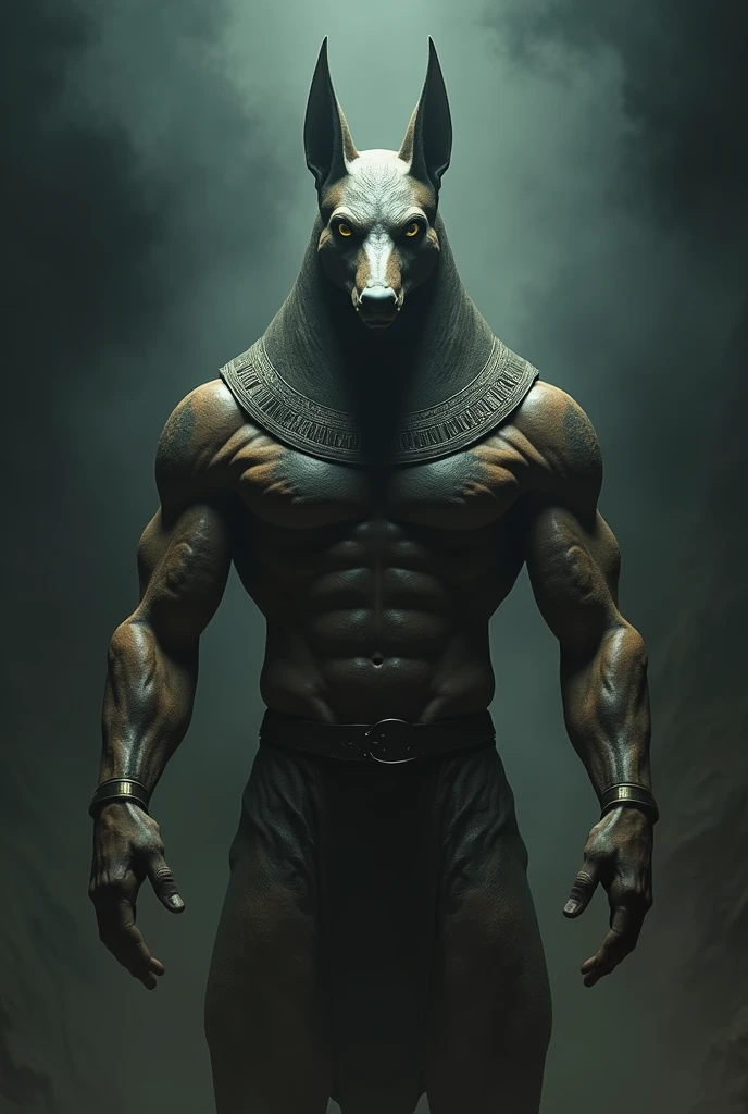 Scary Anubis Torso Image to Get Tattooed 