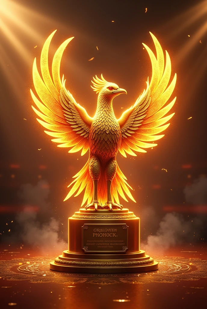design a golden phoenix junior championship for WWE